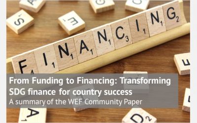 From Funding to Financing: Transforming SDG finance for country success