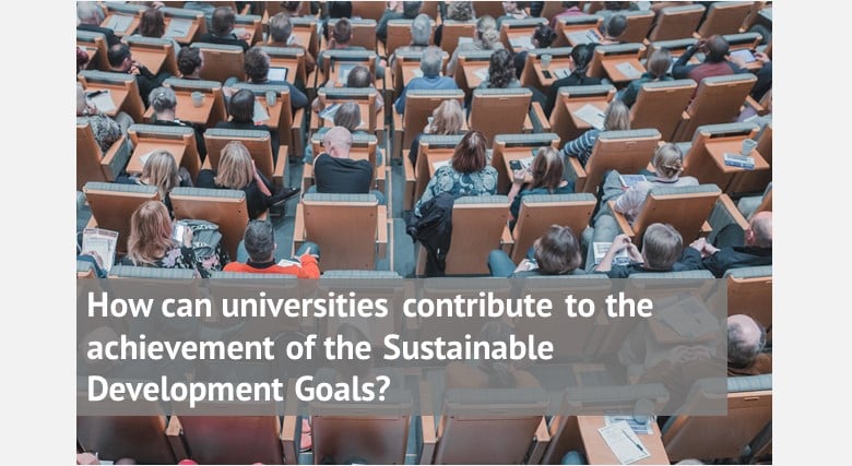 How can universities contribute to the achievement of the Sustainable Development Goals