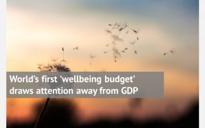 World’s first ‘wellbeing budget’ draws attention away from GDP