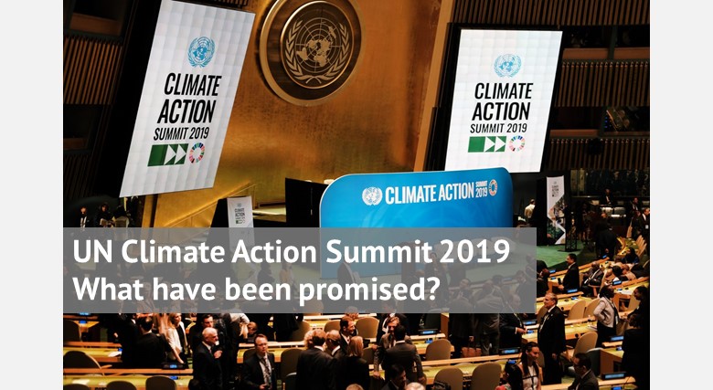 UN Climate Action Summit 2019 – What have been promised