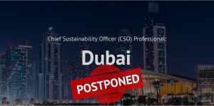 Chief sustainability officer postponed
