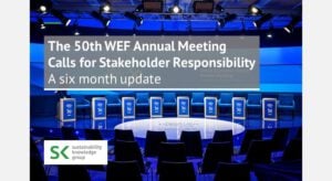 The 50th WEF Annual Meeting Calls for Stakeholder Responsibility A six month update