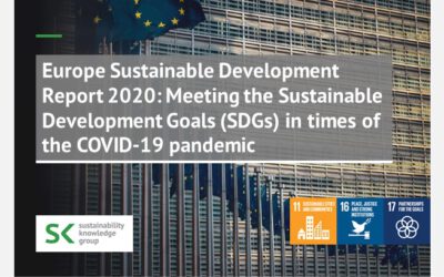 Europe Sustainable Development Report 2020: Meeting the Sustainable Development Goals (SDGs) in times of the COVID-19 pandemic