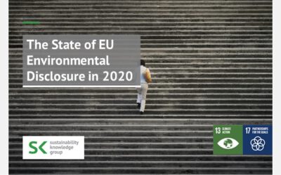 The State of EU Environmental Disclosure in 2020