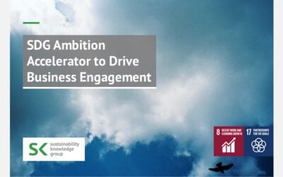 SDG Ambition Accelerator to Drive Βusiness Engagement