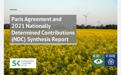 Paris Agreement and 2021 Nationally Determined Contributions (NDC) Synthesis Report