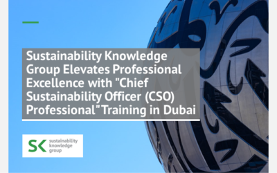 Sustainability Knowledge Group Elevates Professional Excellence with “Chief Sustainability Officer (CSO) Professional” Training in Dubai